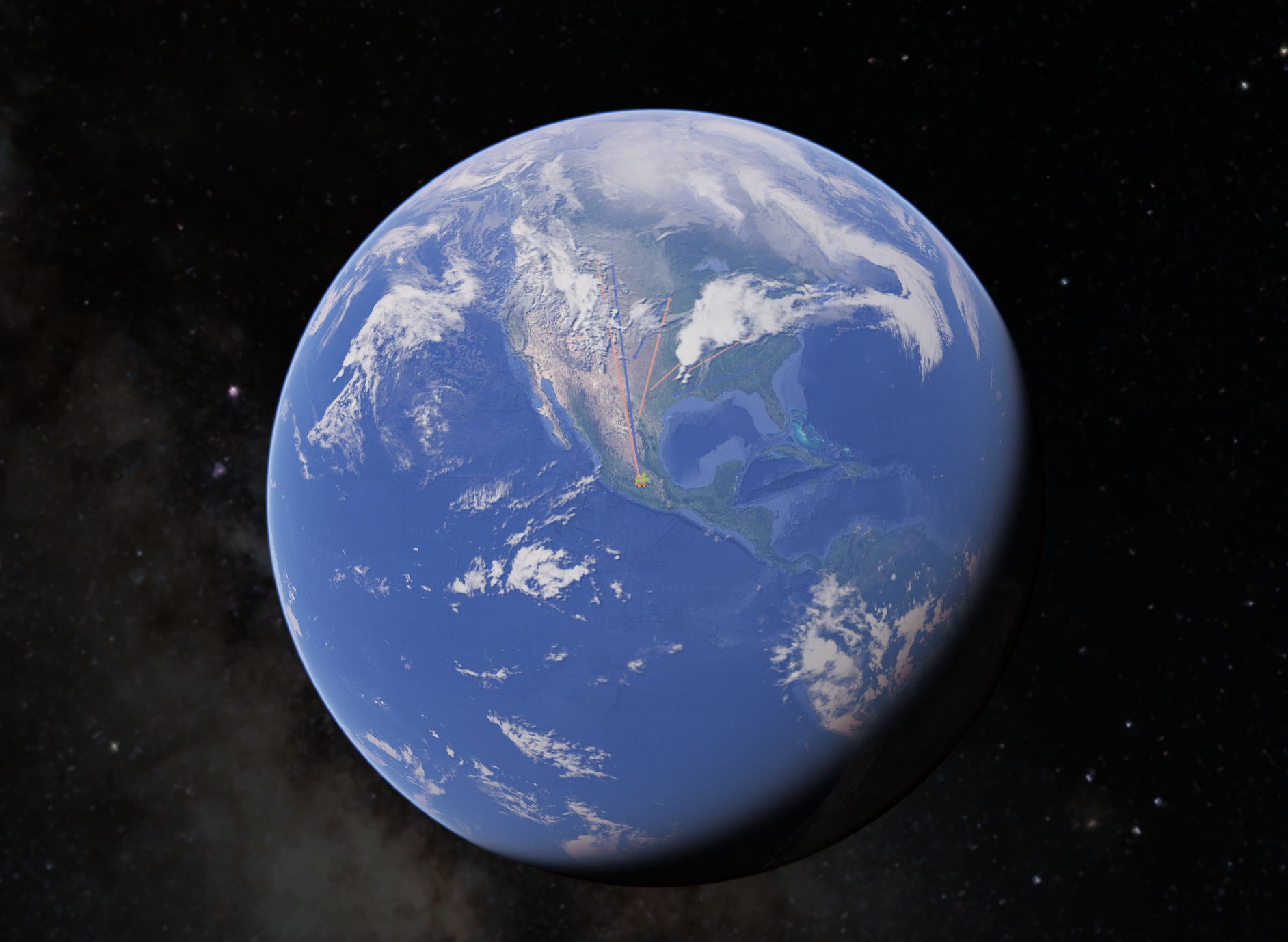Mapa Google Earth